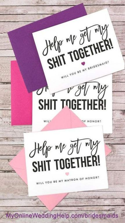 26 Ideas Bridal Party Proposal Ask Bridesmaids Wedding 