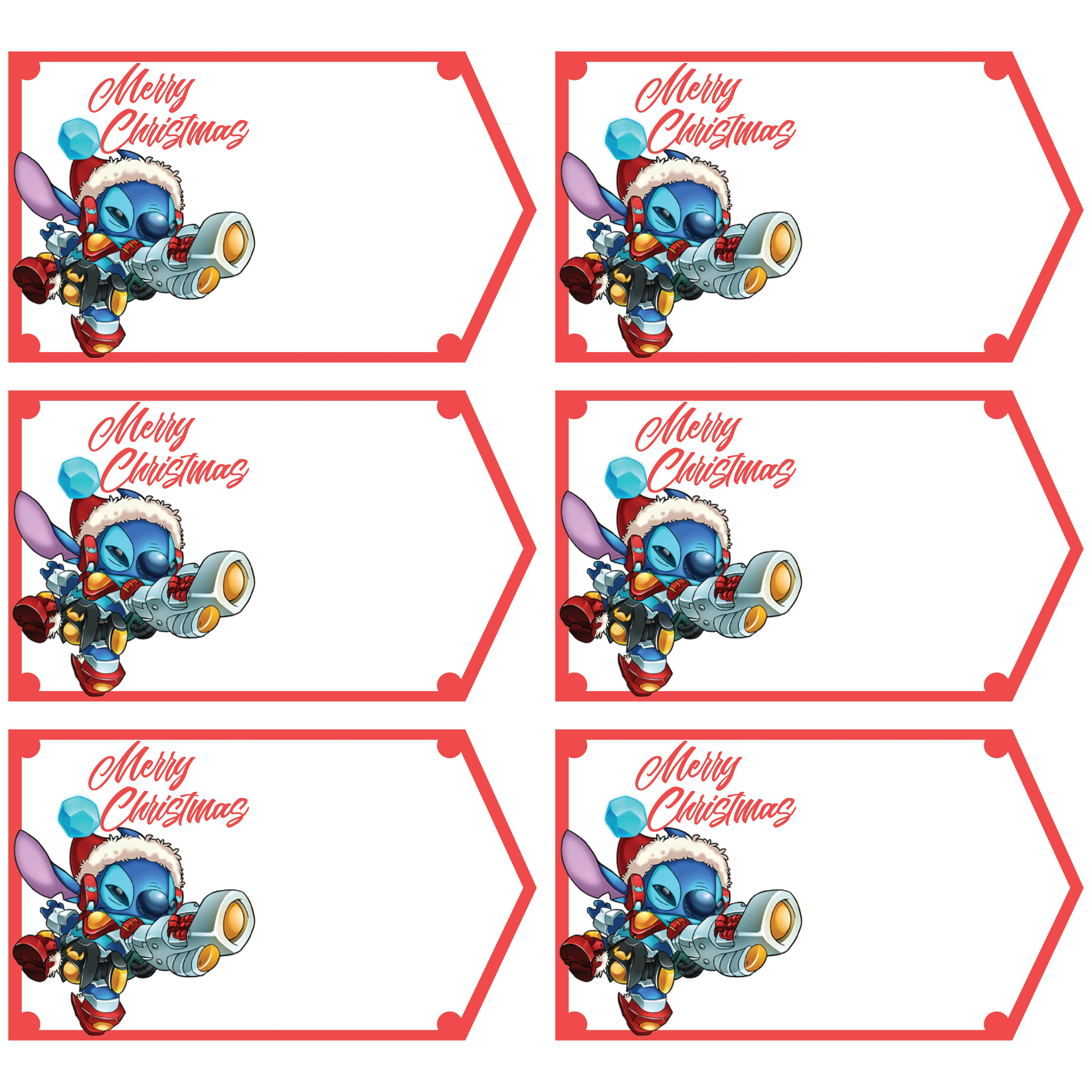 5 Best Disney Christmas Printable Gift Tags Printablee