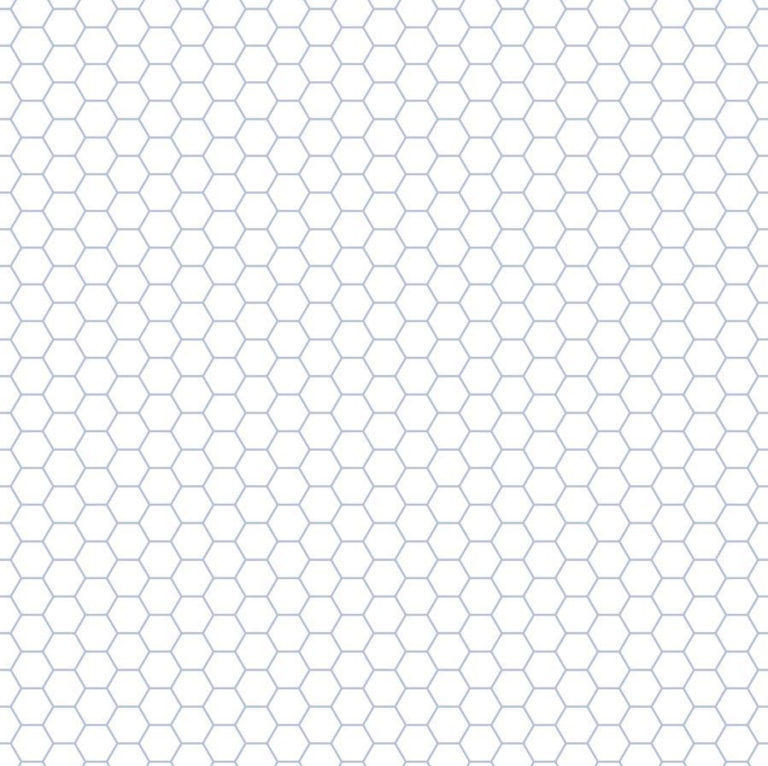 5 Free Printable Hexagonal Graph Paper Template In PDF Graph Paper ...