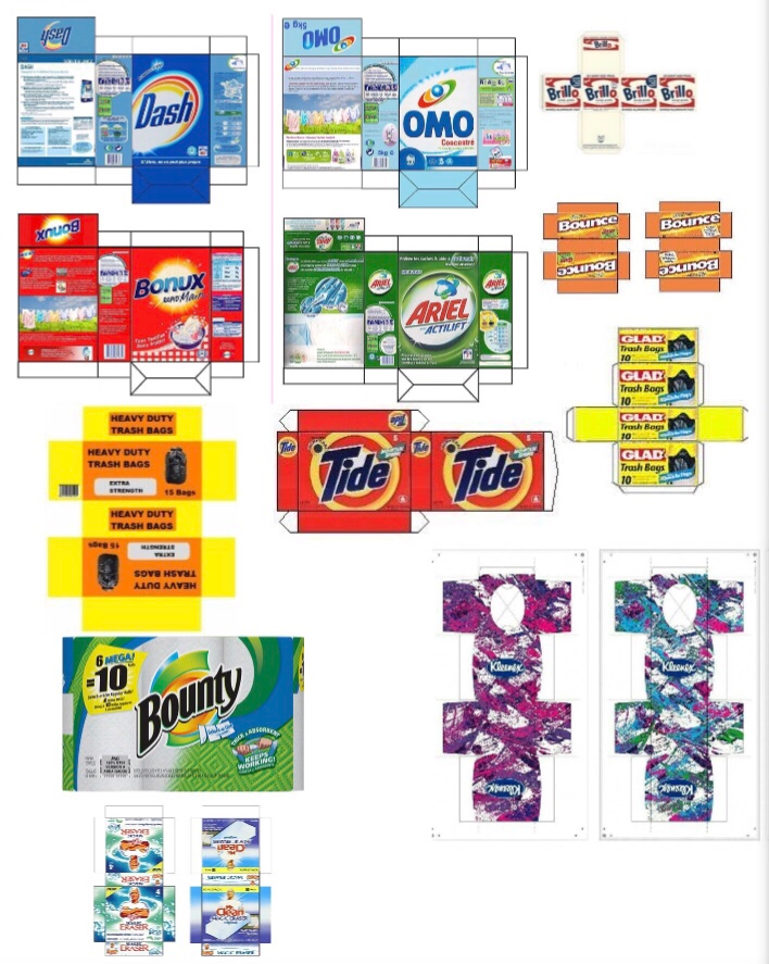 500 FREE MODERN BRAND MINIATURE GROCERIES PRINTABLES 