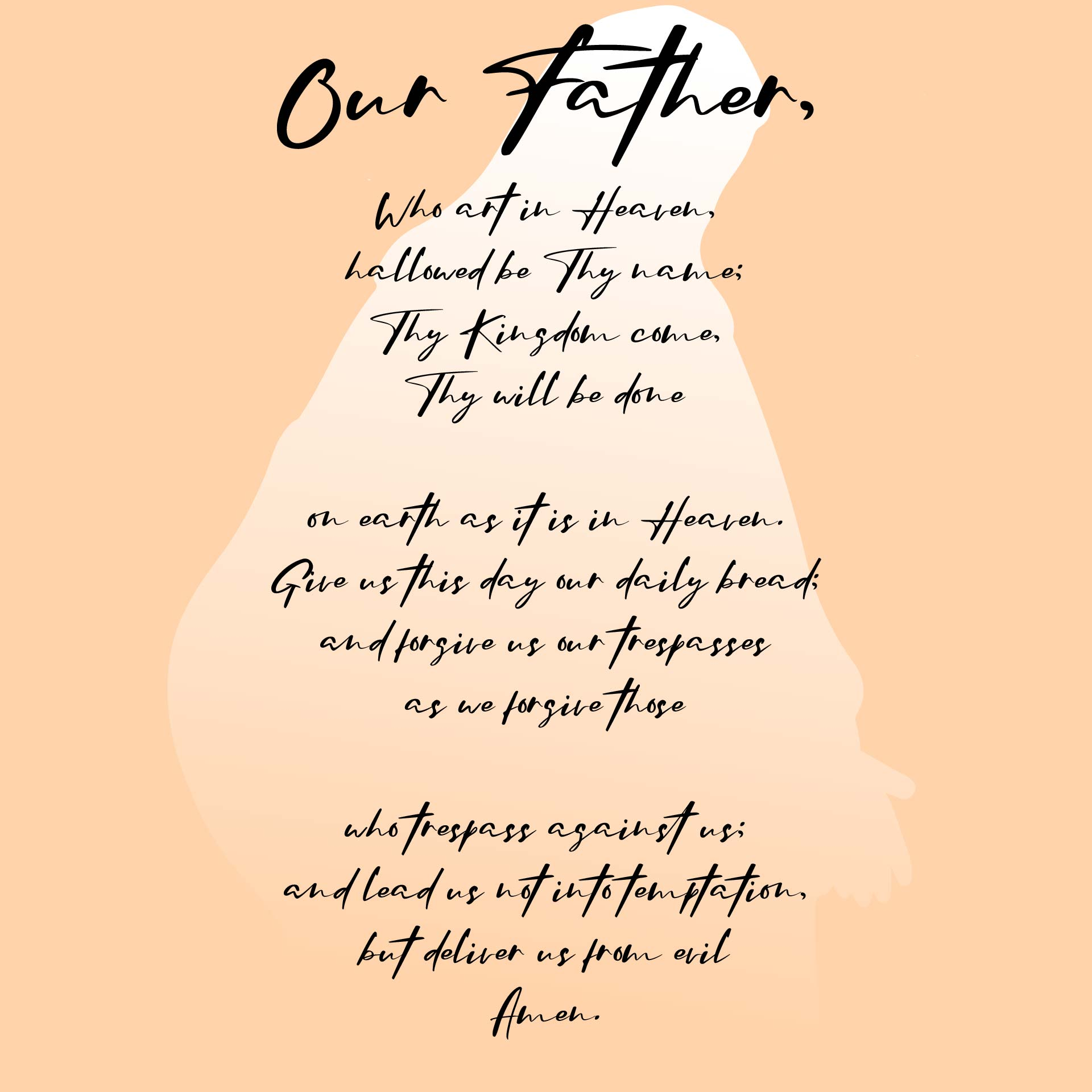 8 Best Printable Lord s Prayer Craft Printablee