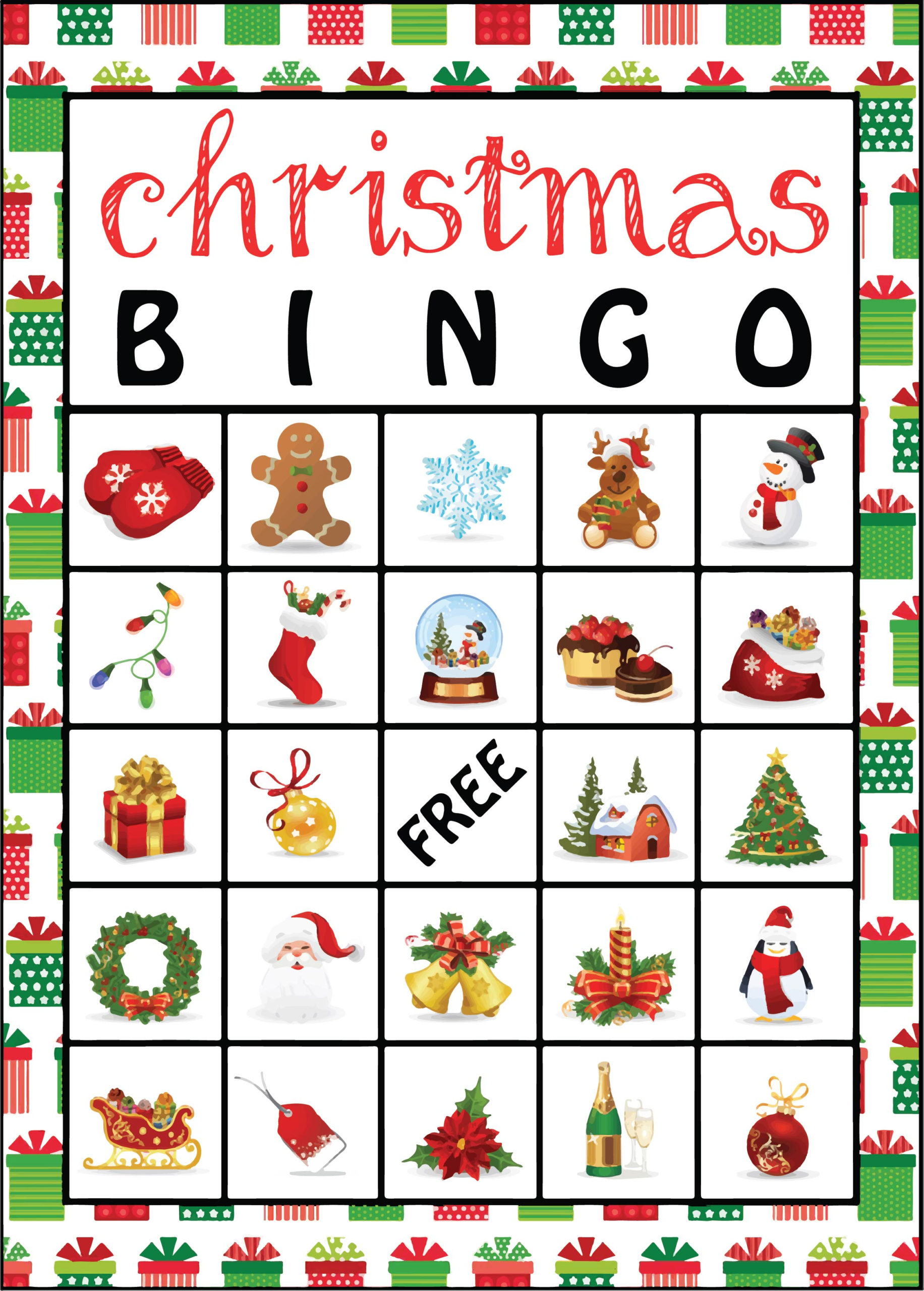 9 Best Free Printable Christian Christmas Bingo Cards