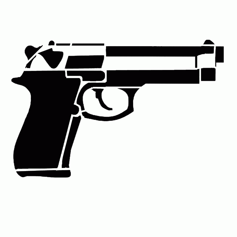 9mm Handgun Stencil SP Stencils