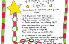 Advent Paper Chain Countdown FREE Printable Happy Home