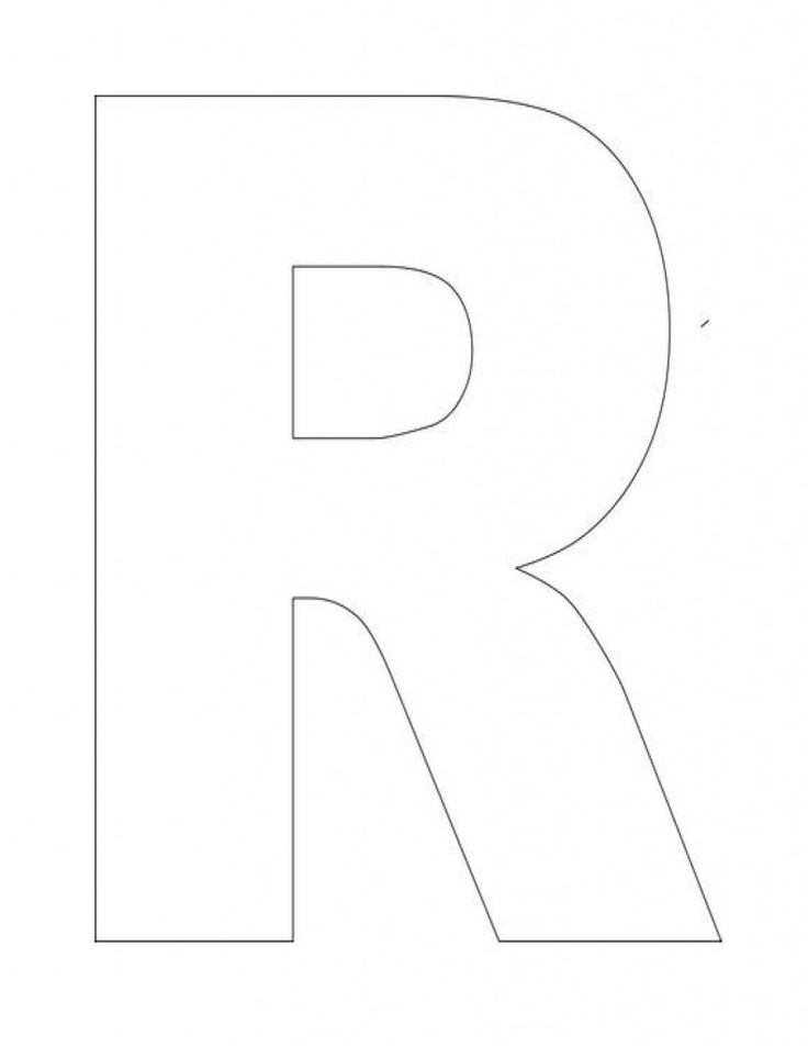 Alphabet Letter R Template For Kids1 Alphabet Letter 