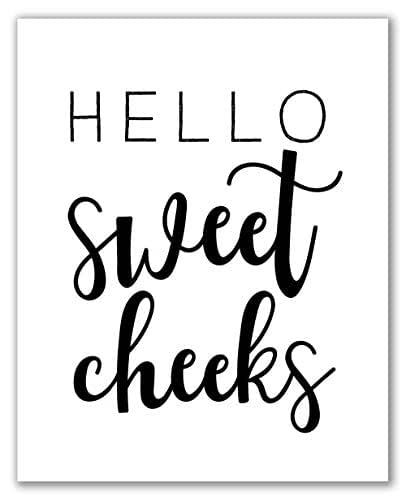 Amazon Hello Sweet Cheeks Print 8 X 10 Unframed 