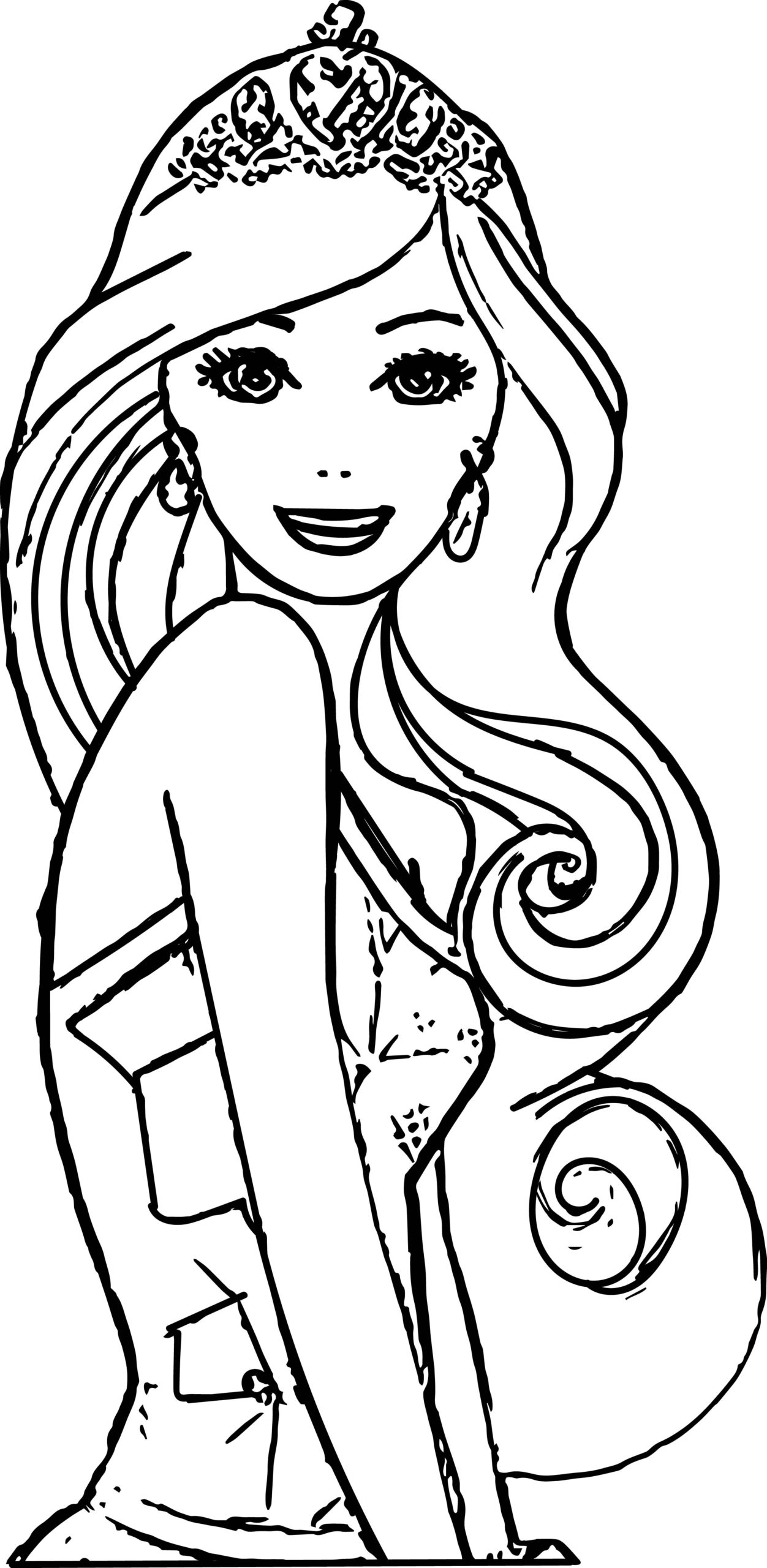 Barbie Face Coloring Pages At GetColorings Free 