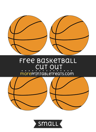 Basketball Cut Out Small