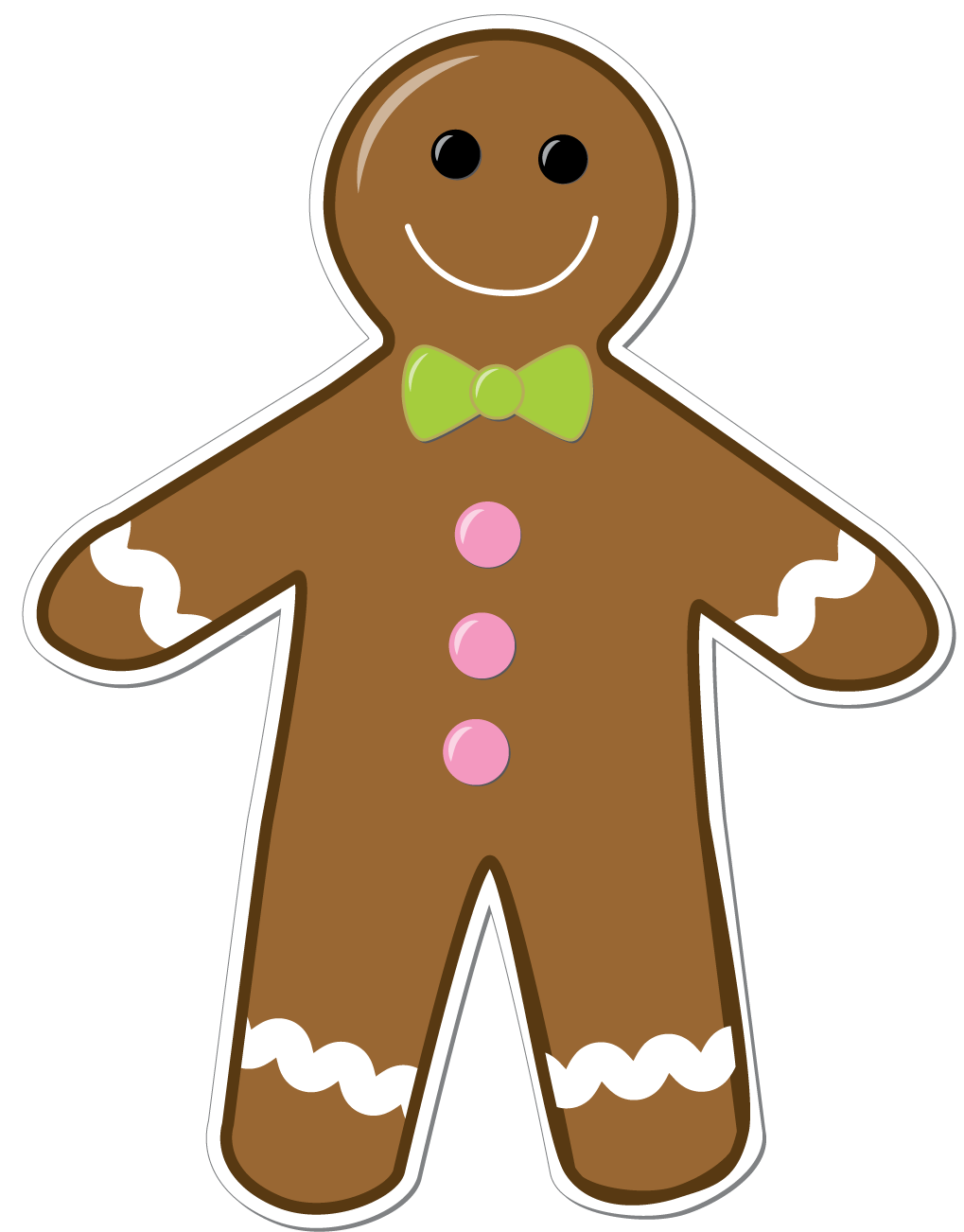 Best Gingerbread Man Clipart 9064 Clipartion