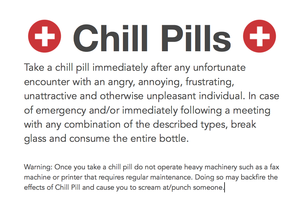 Chill Pill Template As A Cute Idea On A MM Jar Or Candy 