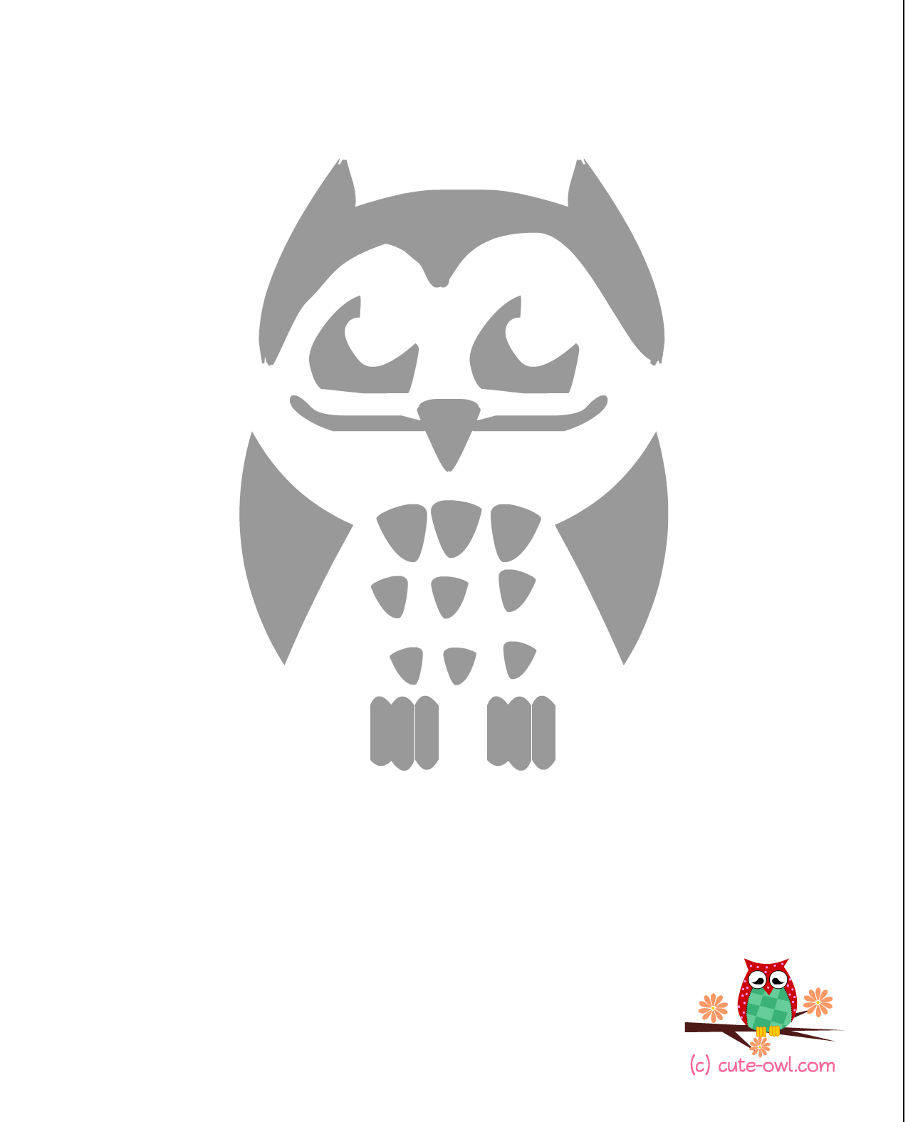 Cute Owl Stencils Free Printable Stencils Printables 