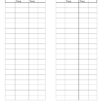 Daily Refrigerator Freezer Temperature Log Printable Pdf