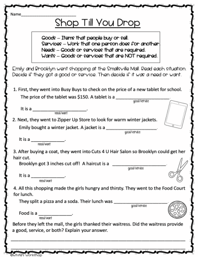 Economics Supply And Demand Worksheet