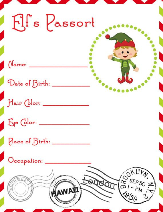 Elf passport Cotton Tails