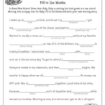 Fill In The Blanks Story Worksheets 99Worksheets