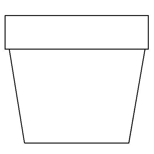 Flower Pot Coloring Page Flower Coloring Page Flower 