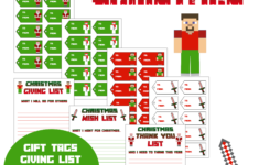 FREE Minecraft Ultimate Christmas Printables SKrafty