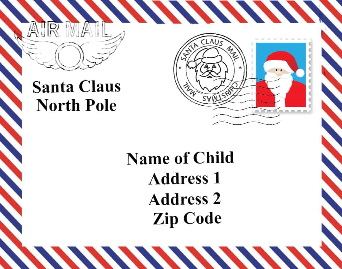 FREE Personalized Printable Letter From Santa To Your Child