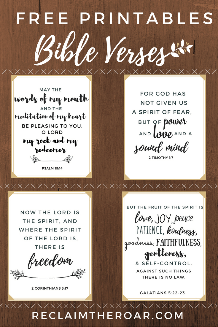 Free Printable Bible Verses To Frame Free Printable