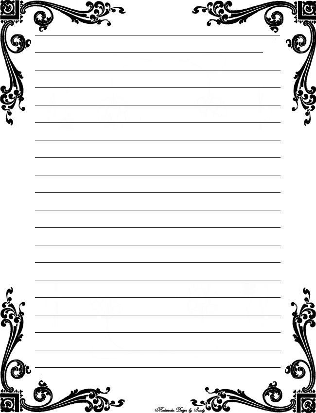 Free Printable Border Designs For Paper Black And White Free 