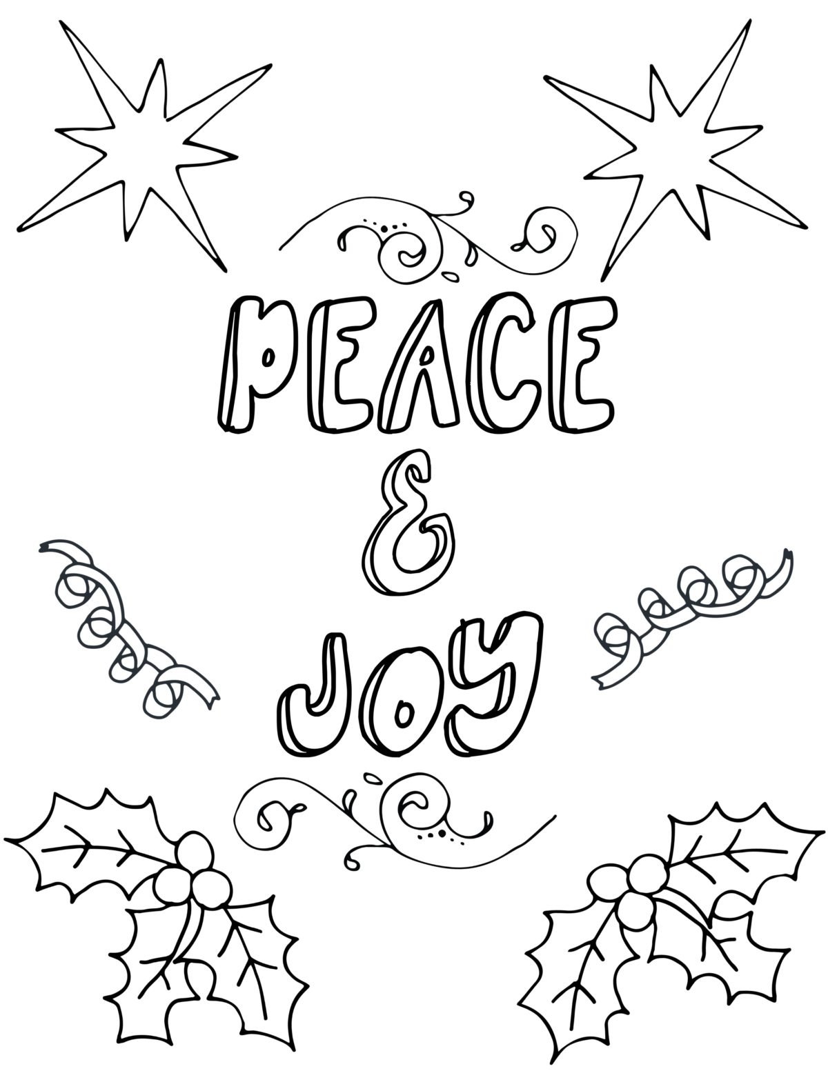 Free Printable Christmas Coloring Pages For Adults