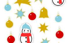 Free Printable Christmas Planner Stickers Agendasticker