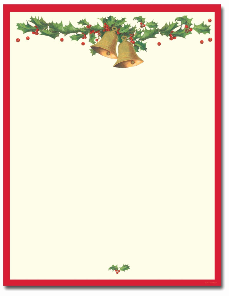 Free Printable Christmas Stationary Paper Free Printable