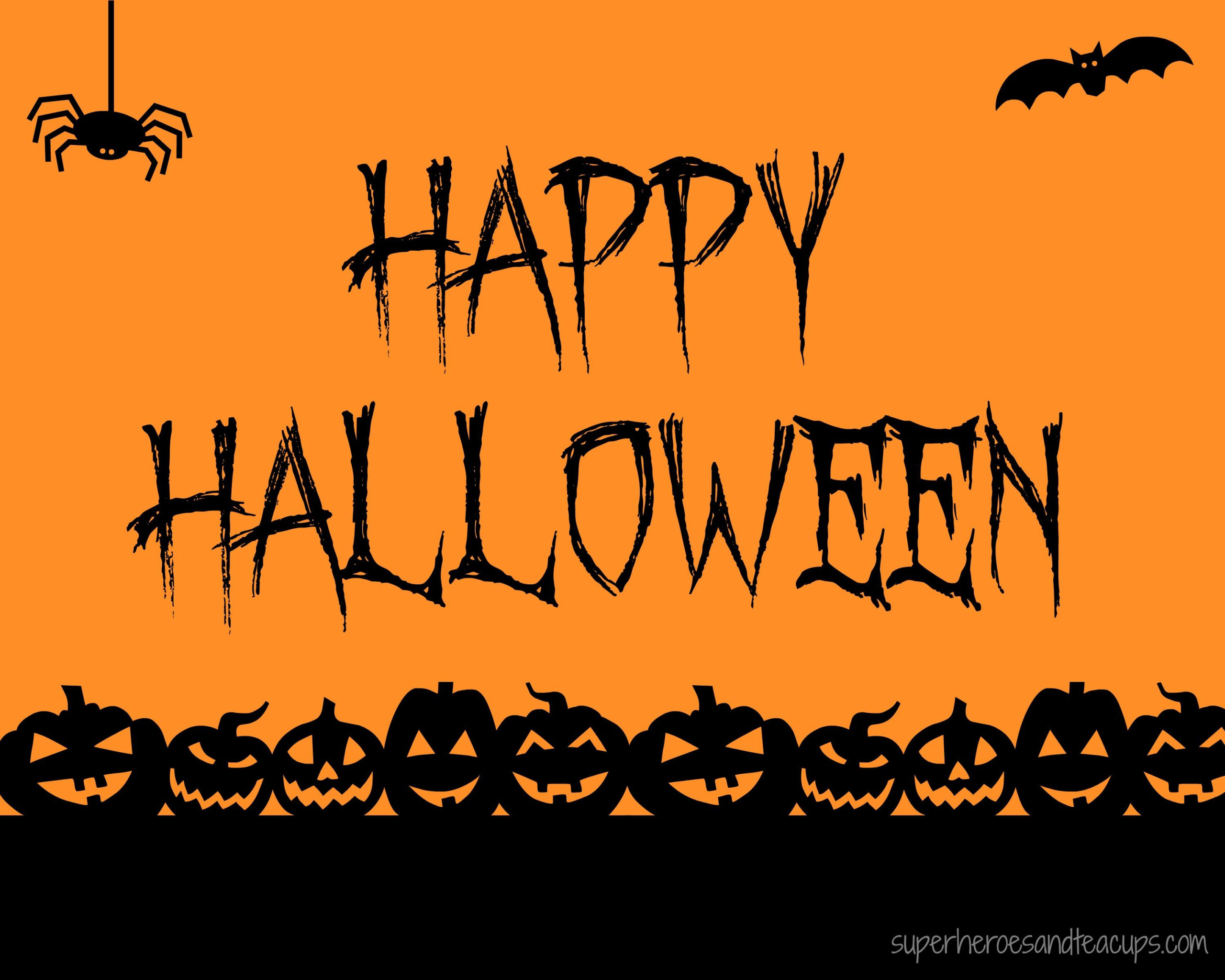 Free Printable Halloween Signs To Help Your Family Celebrate Happy 