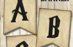 Free Printable Harry Potter Banner Letters Paper Trail