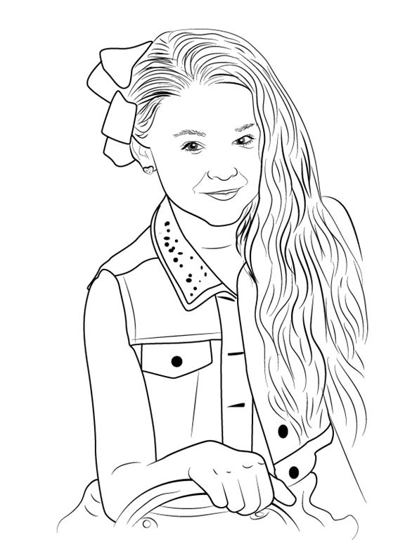 Free Printable JoJo Siwa Coloring Pages