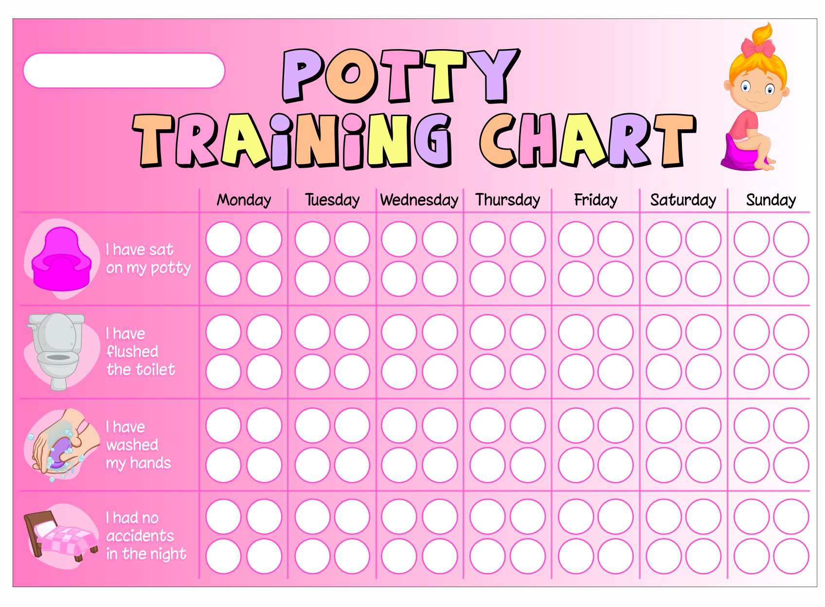 Free Printable Minnie Mouse Potty Training Chart Free Printable