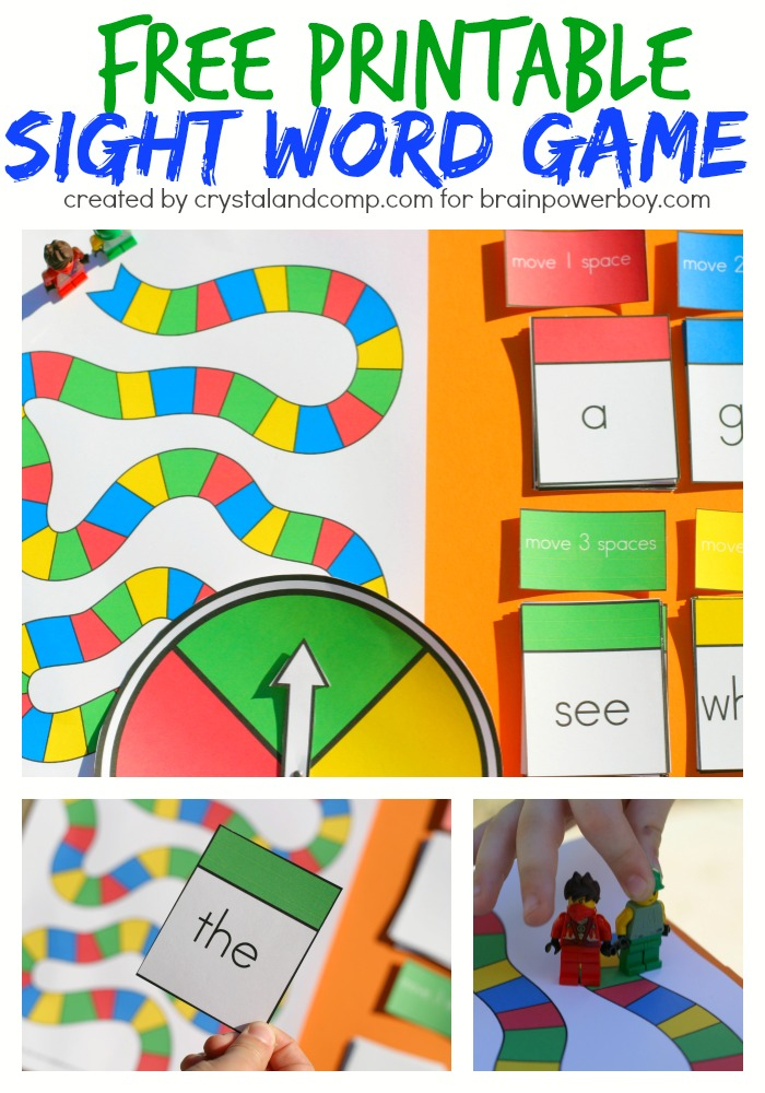 FREE Printable Sight Word Game Free Homeschool Deals