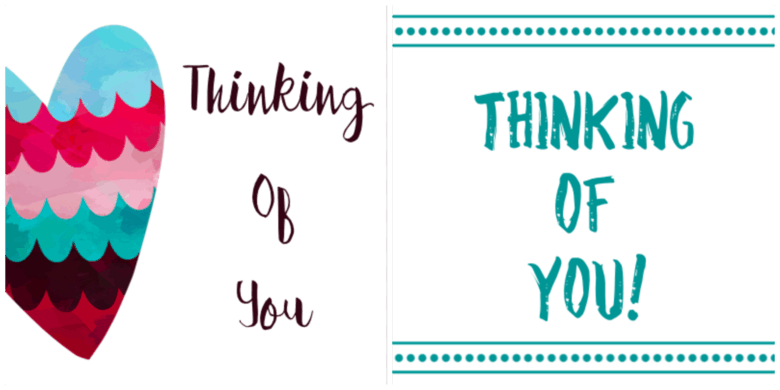 Free Printable Thinking Of You Cards Cultured Palate