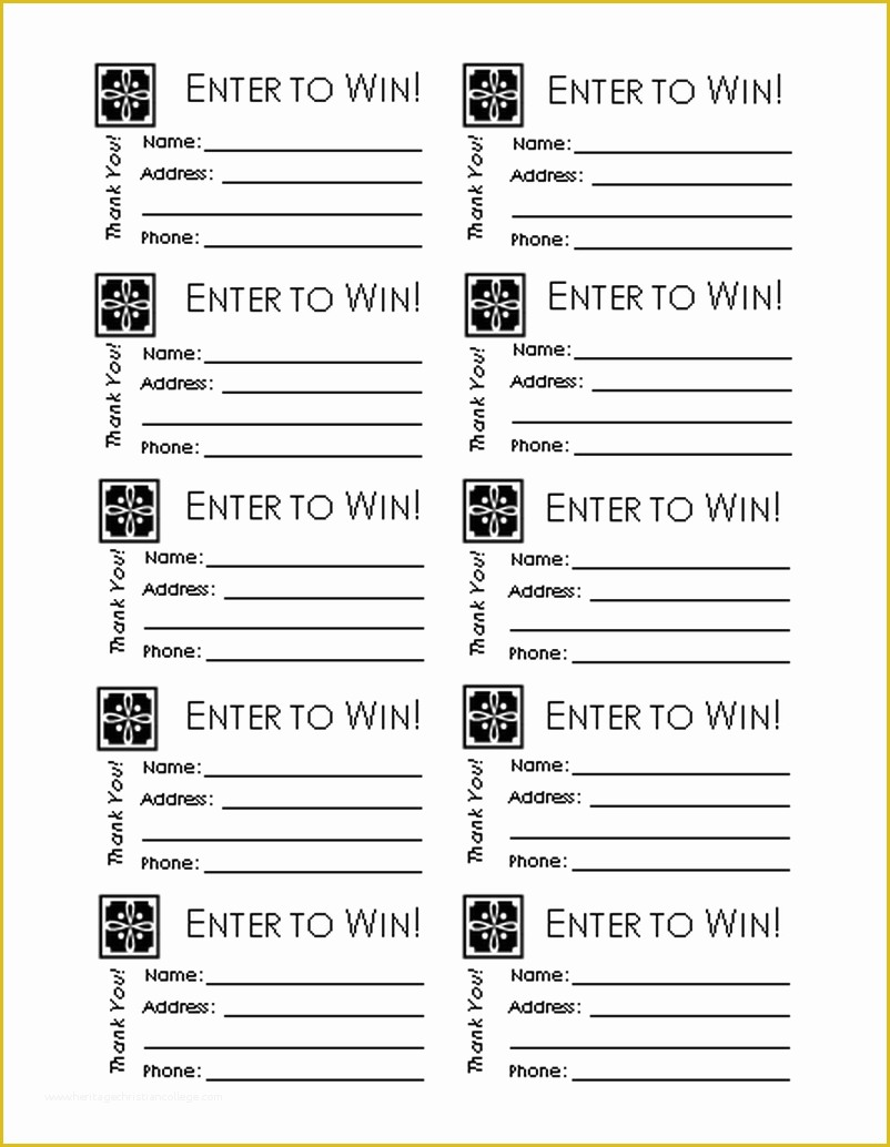 Free Printable Ticket Template Of Download Printable Raffle Ticket 