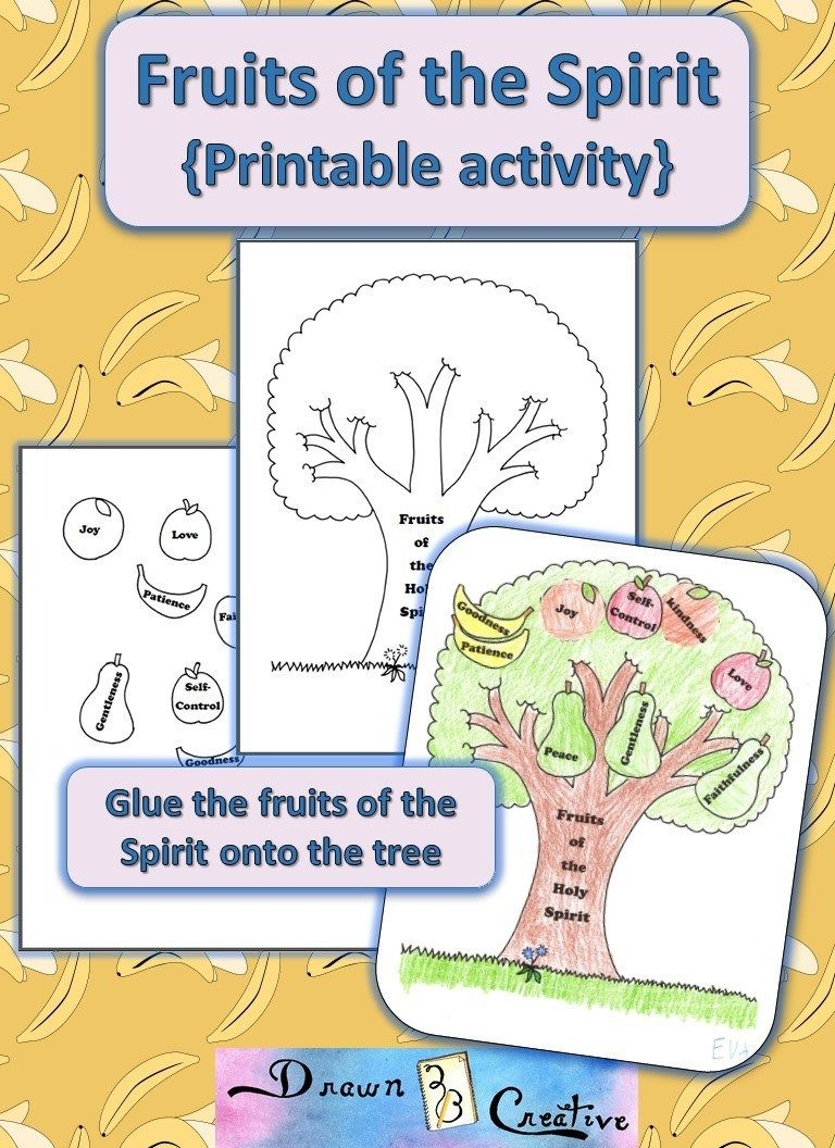 Fruits Of The Spirit Printable Activity Holy Spirit 