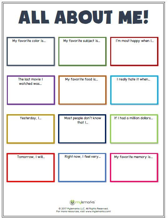 Great Ice breaker Worksheet To Help Kids Learn More About 