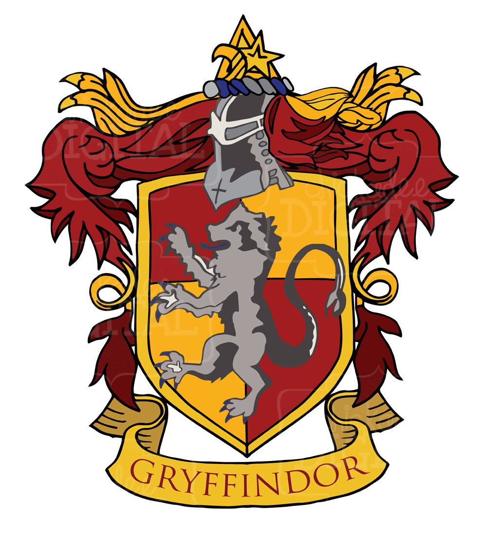 Harry Potter Gryffindor House Crest Clipart Gryffindor Clip Art Red 