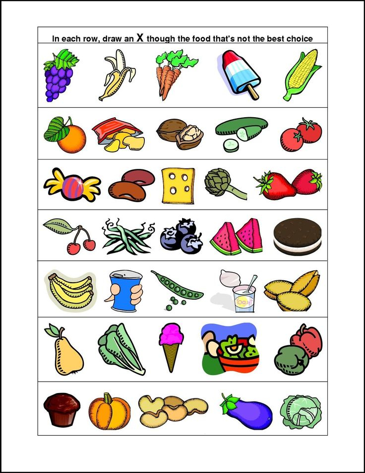 Healthy And Unhealthy Food Worksheet For Preschool 241341 Healthy 