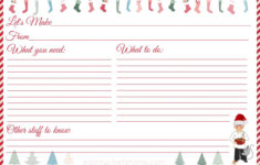 I Made These Free Printable Christmas Recipe Cards For You