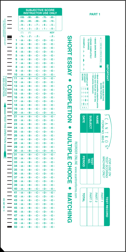 Impertinent Printable Scantron Sheet Pdf Ruby Website