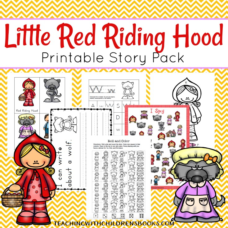 Little Red Riding Hood Printable Story Pack For Early Learners