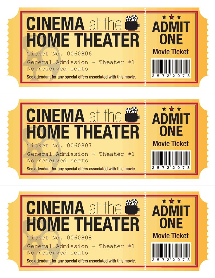 Movie Ticket pdf Google Drive Movie Tickets Movie Night Printables