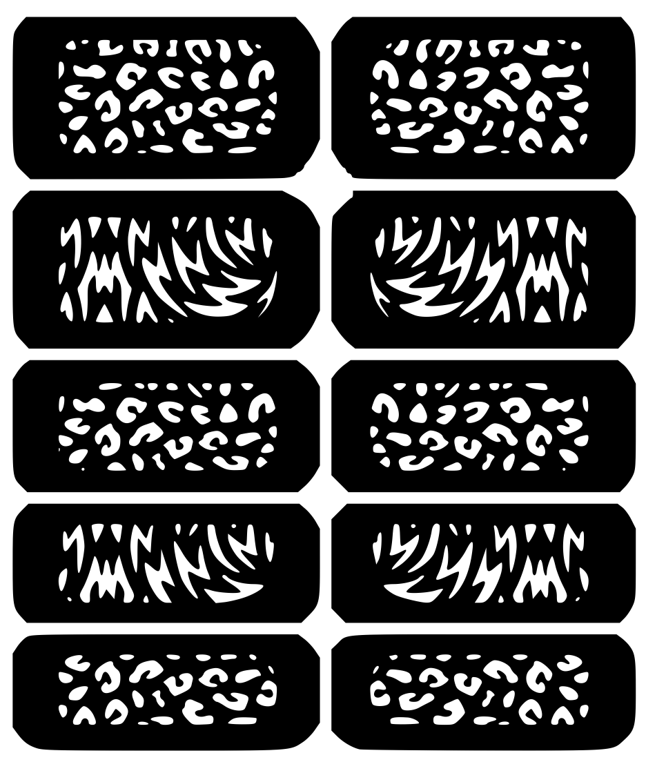 Nail Art Vinyl Decal Sticker Stencil Vinyl Nail Art Nail Art 