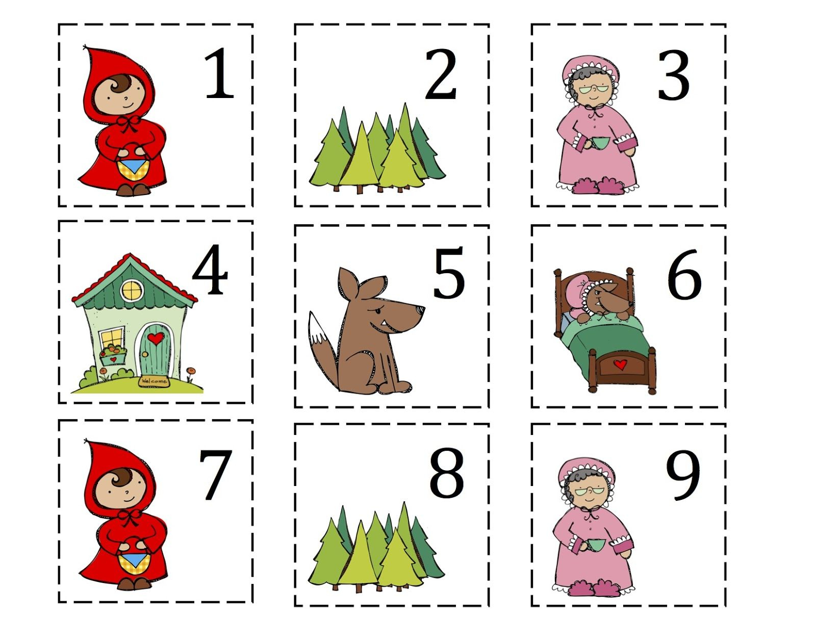 Preschool Printables Fairy Tales Preschool Little Red 