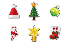 Printable Christmas Stickers Free Printable Papercraft