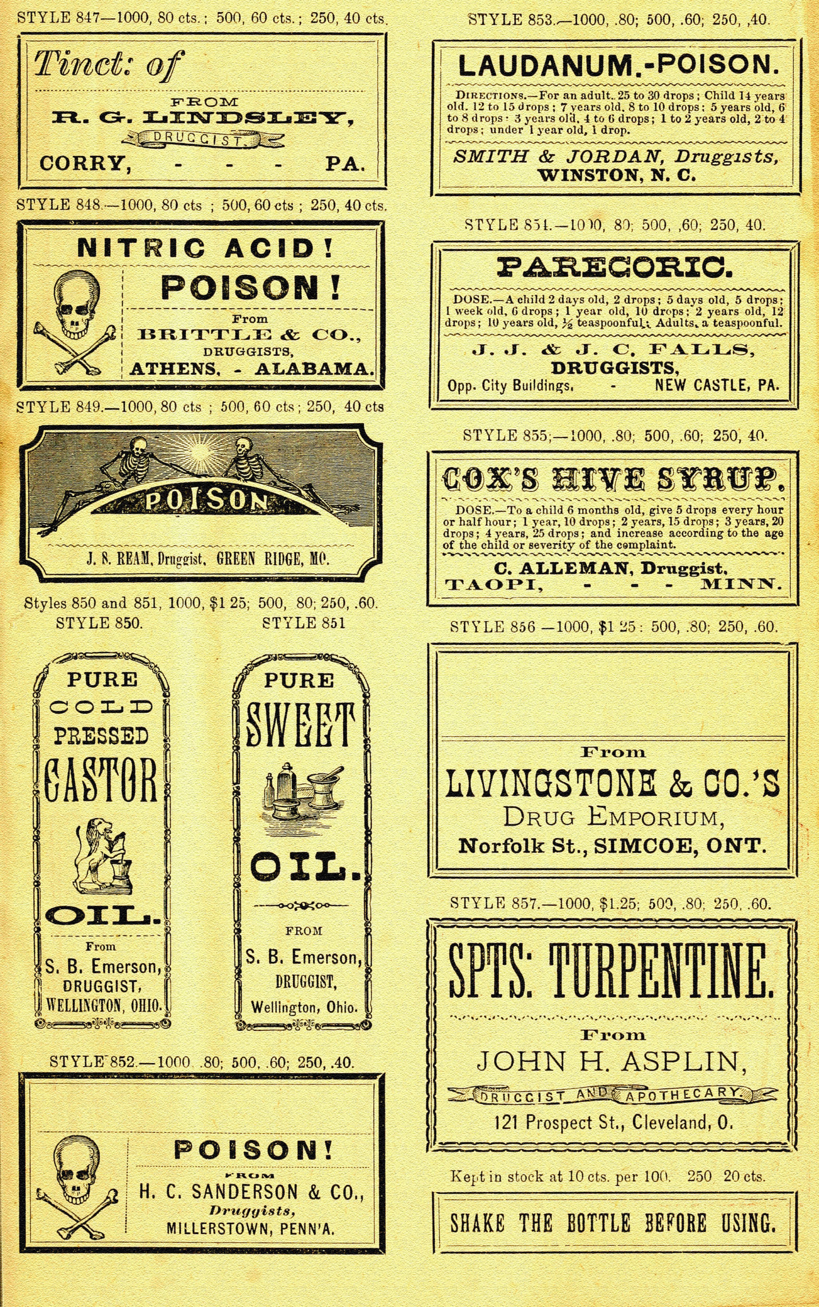 Printable Labels For Apothecary Jars Oh So Nifty Vintage Graphics