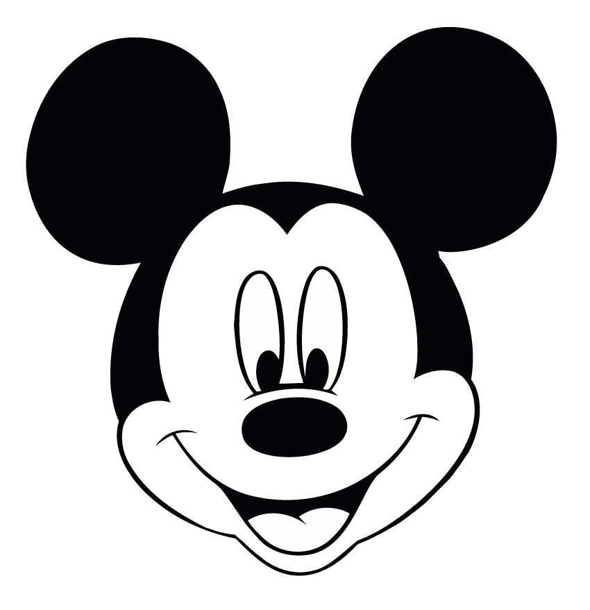 Printable Mickey Mouse Template