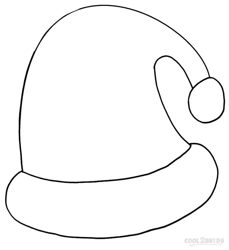 Printable Santa Hat Coloring Pages For Kids Cool2bKids 