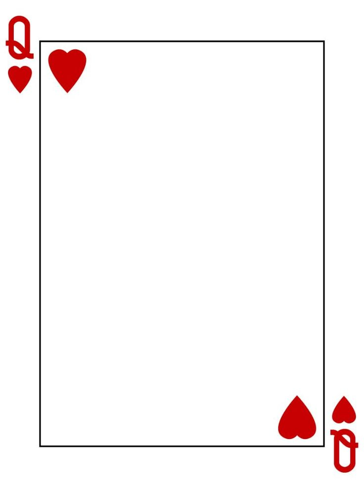 Queen Of Hearts Card ClipArt Best