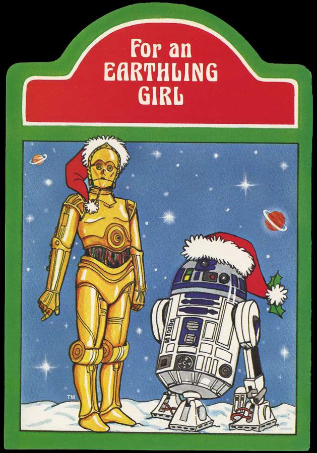 Vintage 1977 Star Wars Christmas Cards Star Wars 